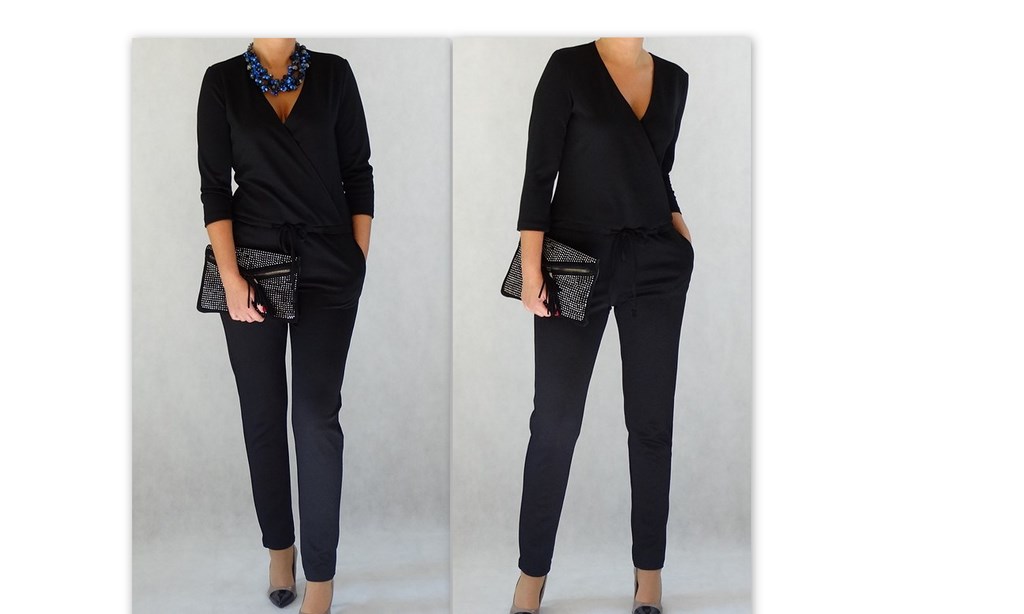 KOMBINEZON KOPERTOWY GLAMOUR tu roz 38 (34-50) Rodzaj nogawki prosta