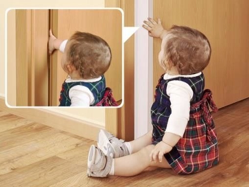 ZABEZPIECZENIE BLOKADA DO DRZWI SZAFEK SZUFLAD HIT Marka inna