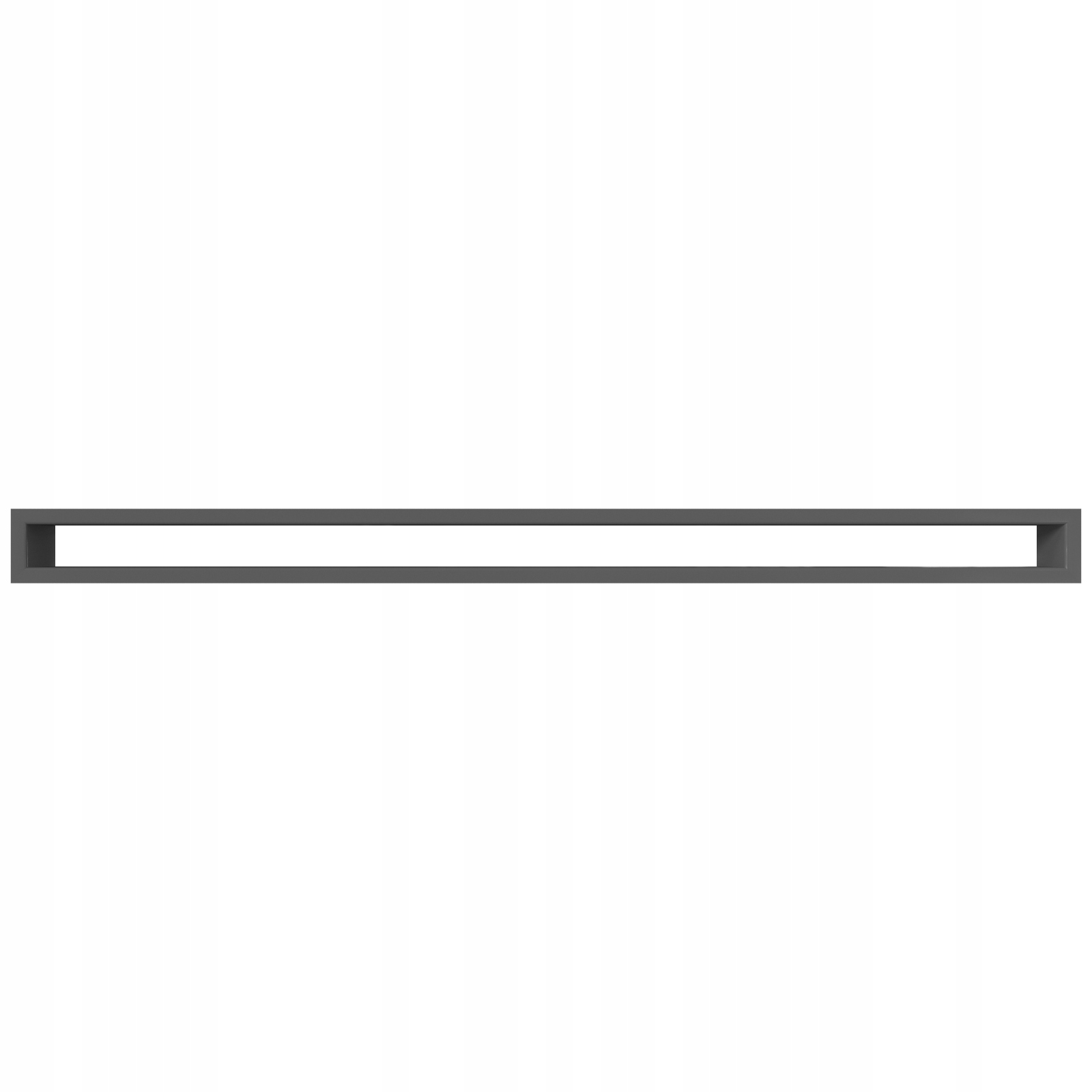 Ventilační krbová mřížka Tunel 6x100 Grafit