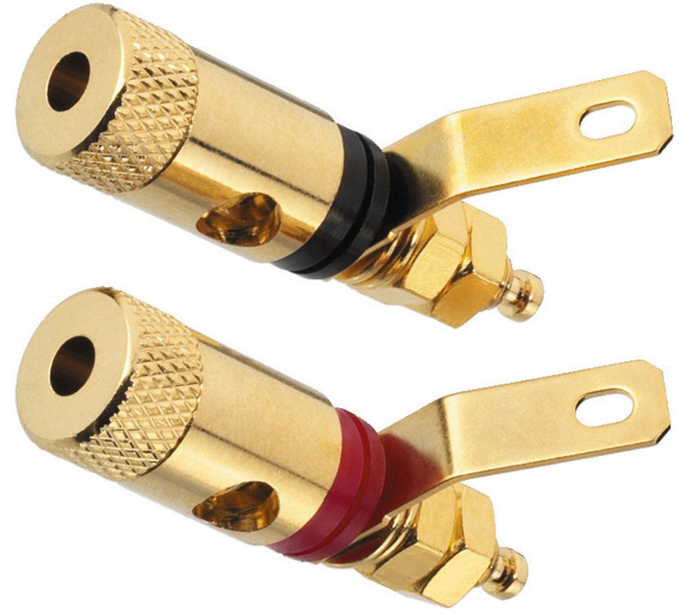 TERMINAL GŁOŚNIKOWY POZŁACANY MONACOR BP 260G Złącza inne