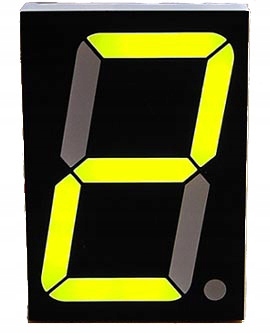 

Art Nowe Led 1 Cyfra 1,5"=38mm Ultra-GREEN Wa