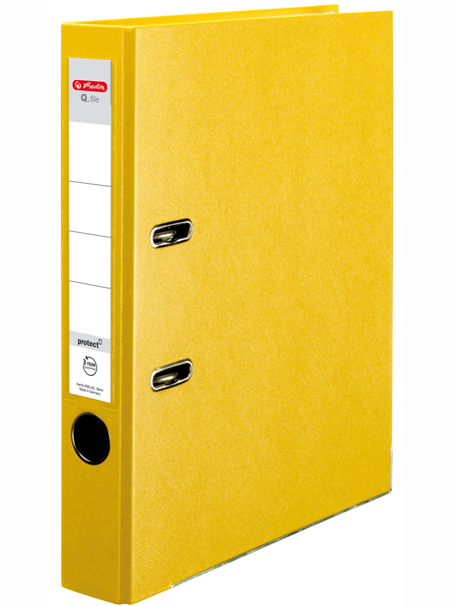 

Segregator Herlitz A4 50mm 5cm Q.file żółty