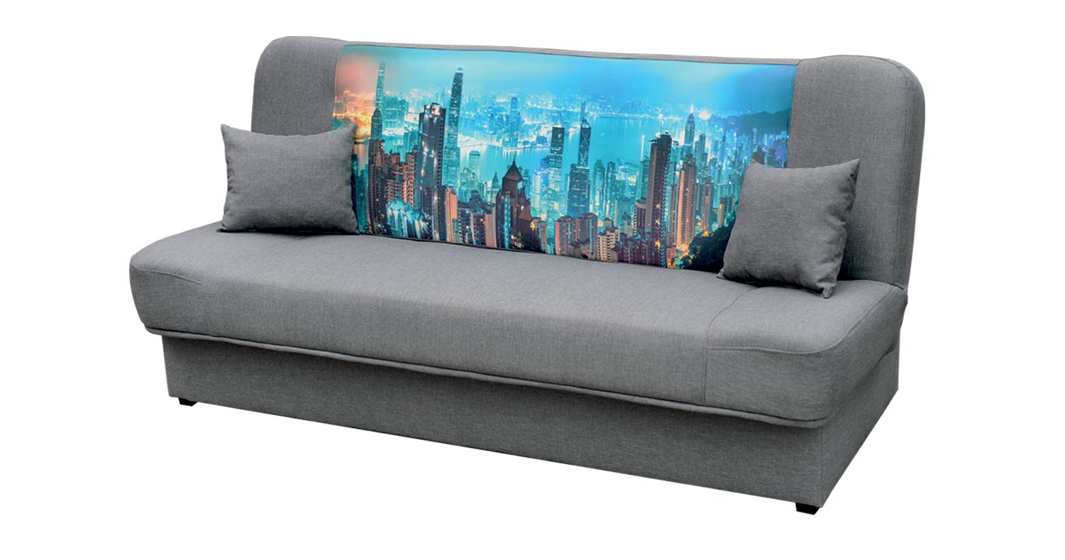 Картина диван. Диван с изображением города. Диван с рисунком города. Диван с городом на подушках.