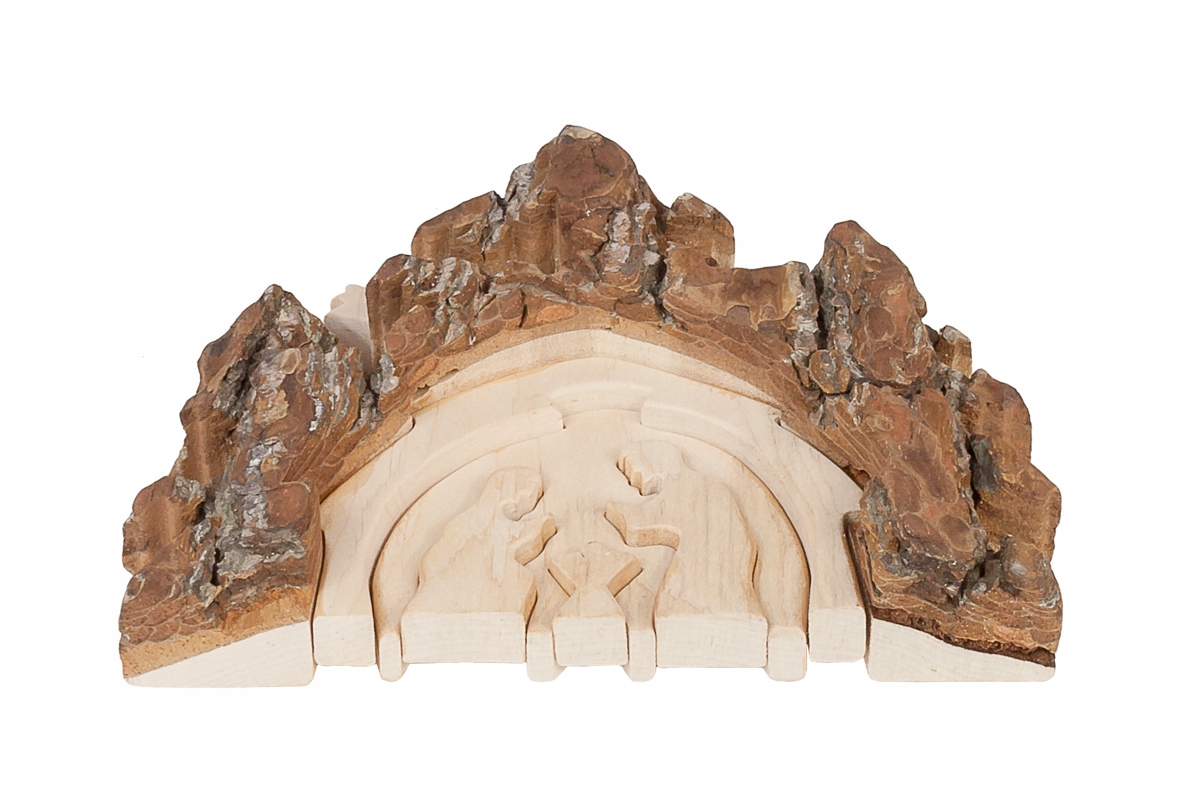 STAJENKA z drewna ozdobna SZOPKA bożonarodzeniowa Marka inna