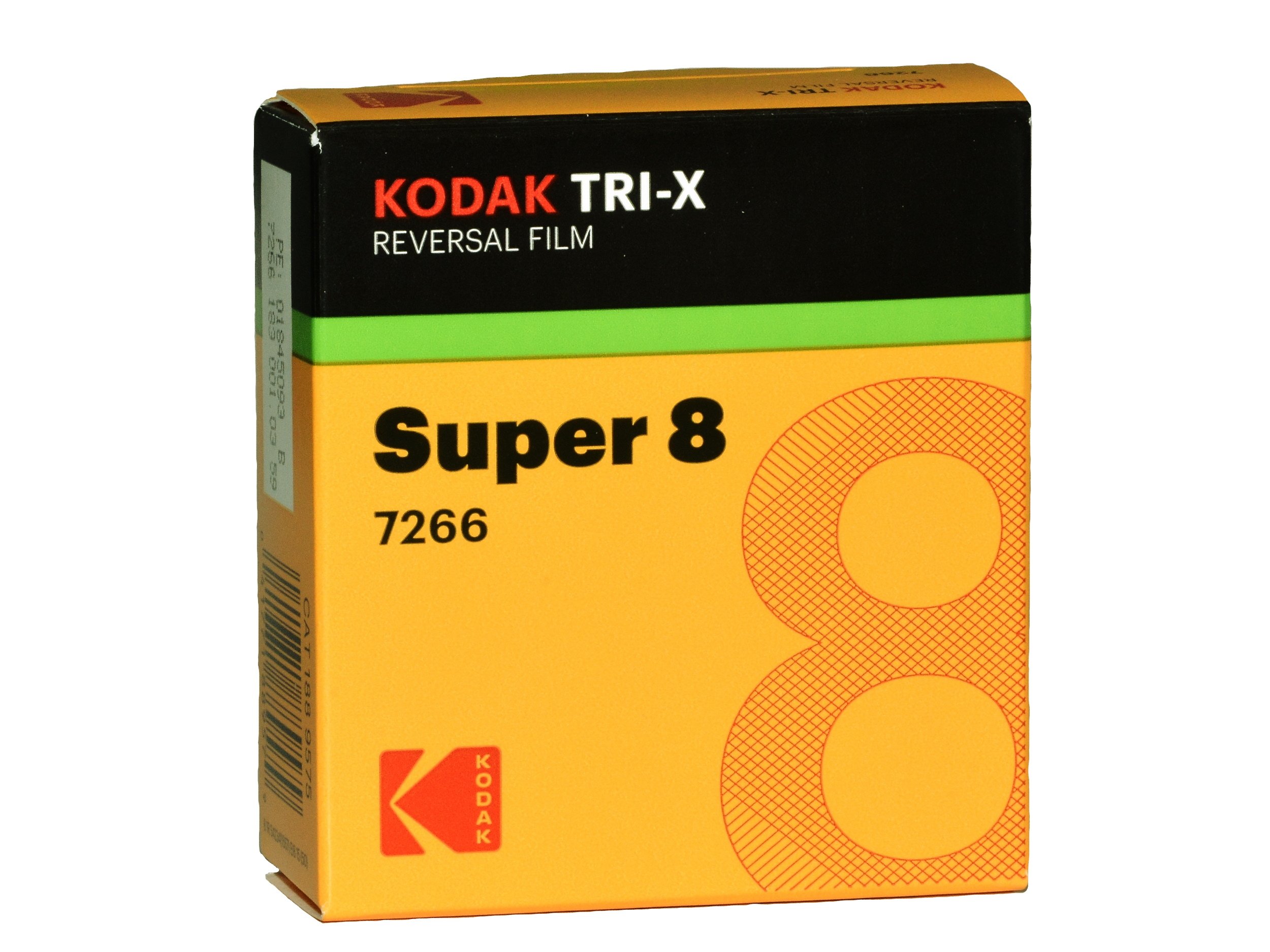 Film Kodak Tri-X 200 Super8 film pro kameru černobílý