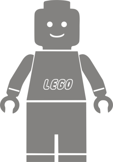 

Lego Ludzik Z Imieniem Naklejka Pokój Chłopca M