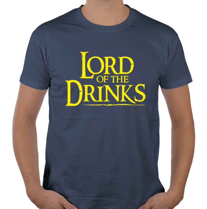 

Lord of the Drinks śmieszny tshirt Tolkien XL