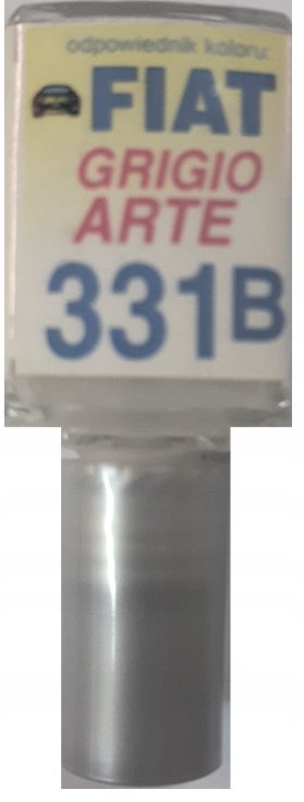 Fiat 331B Grigio Arte Lakier Samochodowy Zaprawka Do Rys 10 ML Arasystem