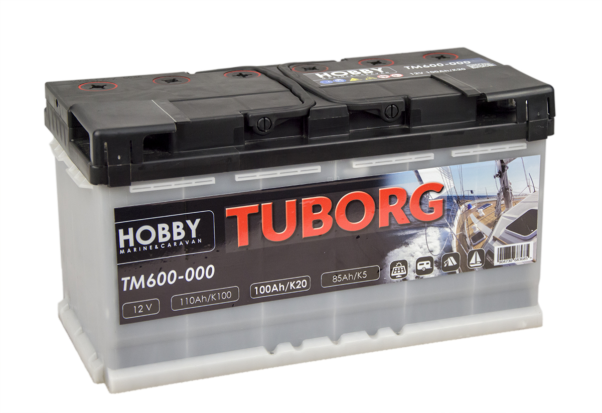 Akumulator Tuborg Hobby Marine TM600-000 12V 100Ah głębokiego rozładowania