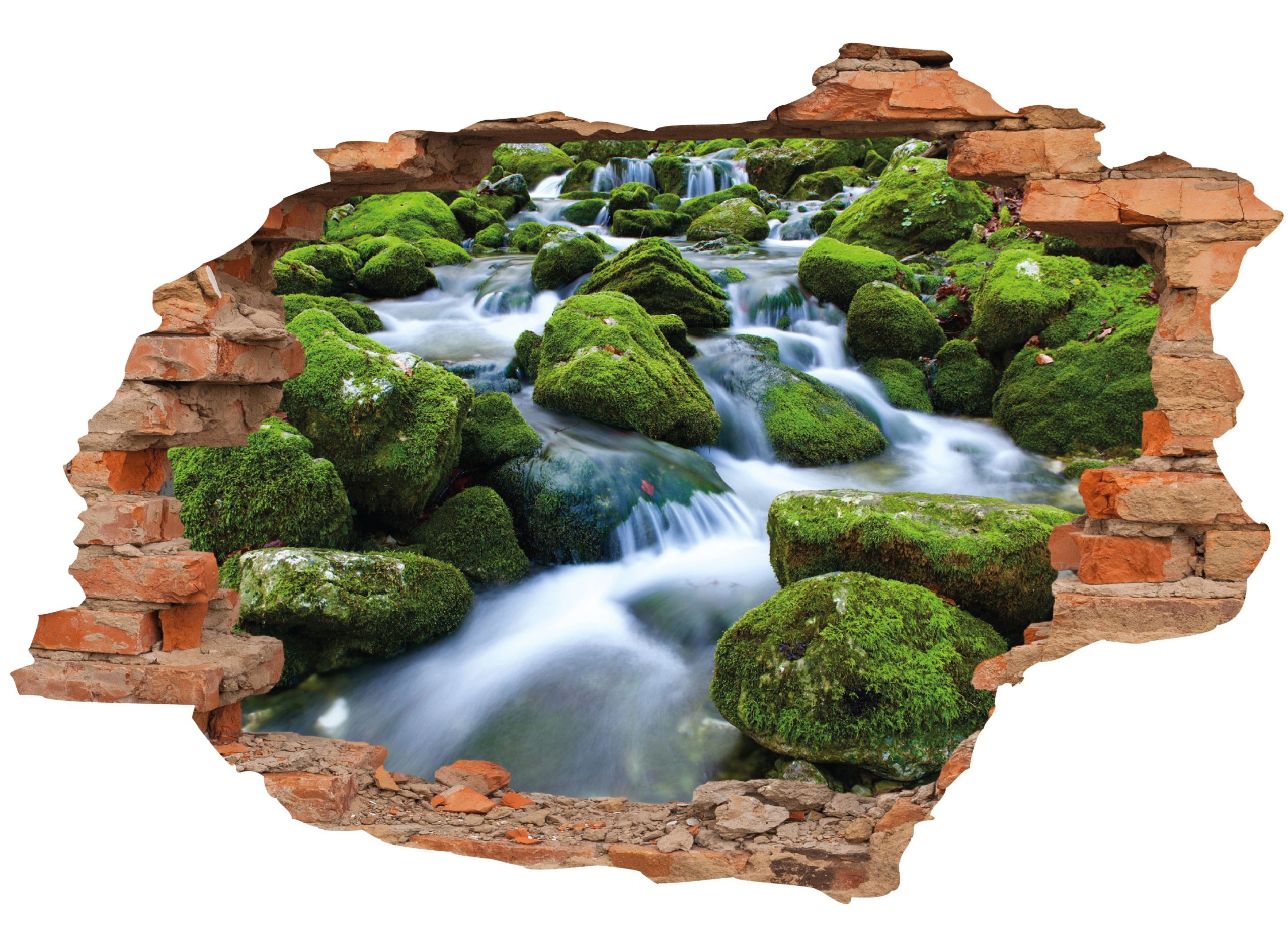 

Naklejki 3D fototapeta Cegła Widok 160 x 110