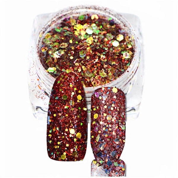 

Galaxy Ozdoby Na Paznokcie Piegi Brokat MIX nr3