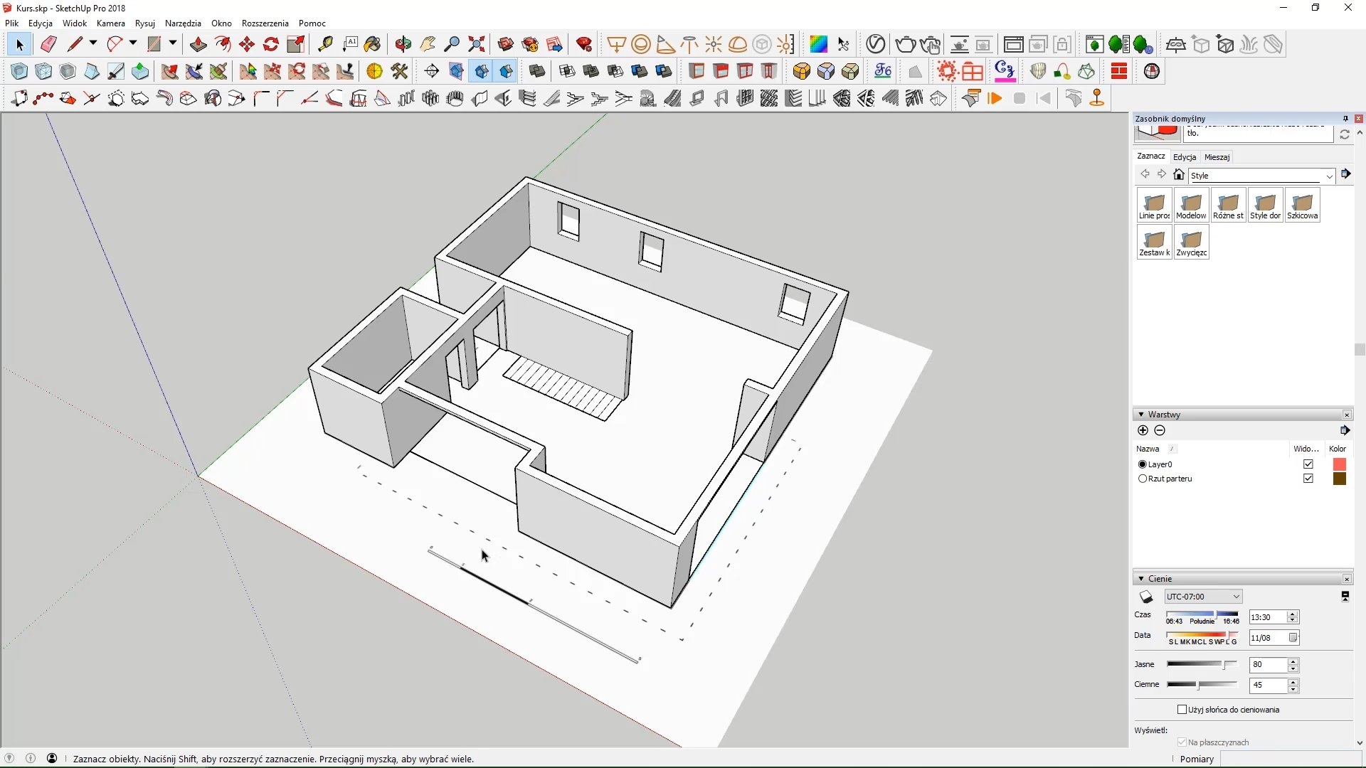 Проект бани в sketchup