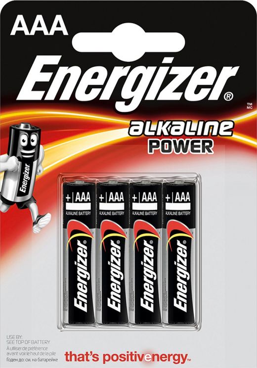 

Bateria Energizer Alkaline Power Aaa LR03 1,5V 4SZ