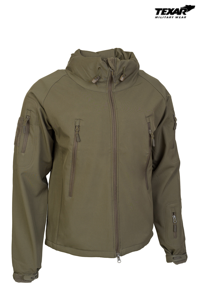 Texar KURTKA SOFTSHELL FALCON Kaptur OLIV - XXL Rodzaj softshell