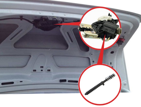 SILNICZEK ZAMKA KLAPY TYŁ DO AUDI A4 B7 A6 WAŁEK Producent części Ertons