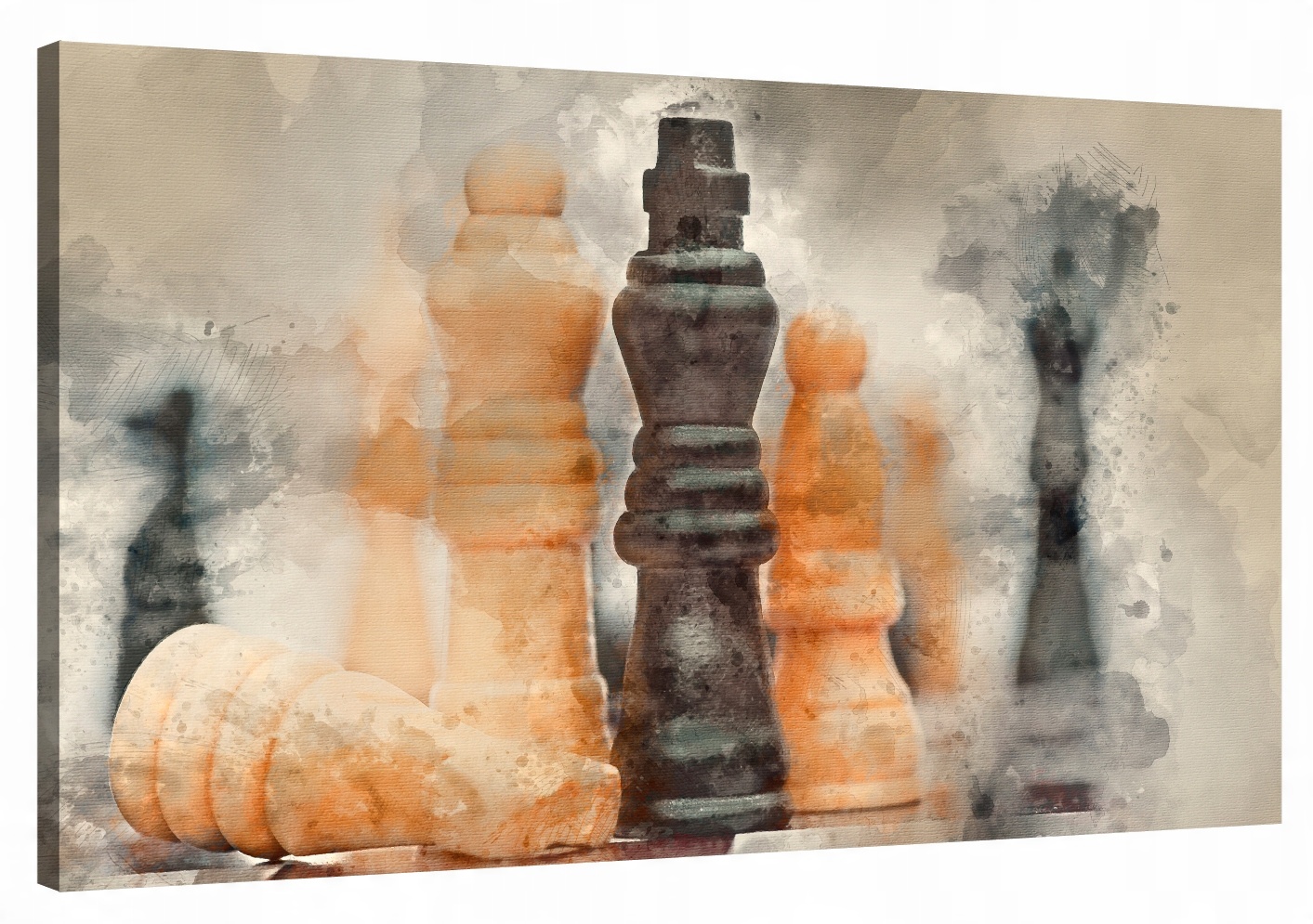 

Obraz na płótnie Szachy Szachownica 45A-150x100cm