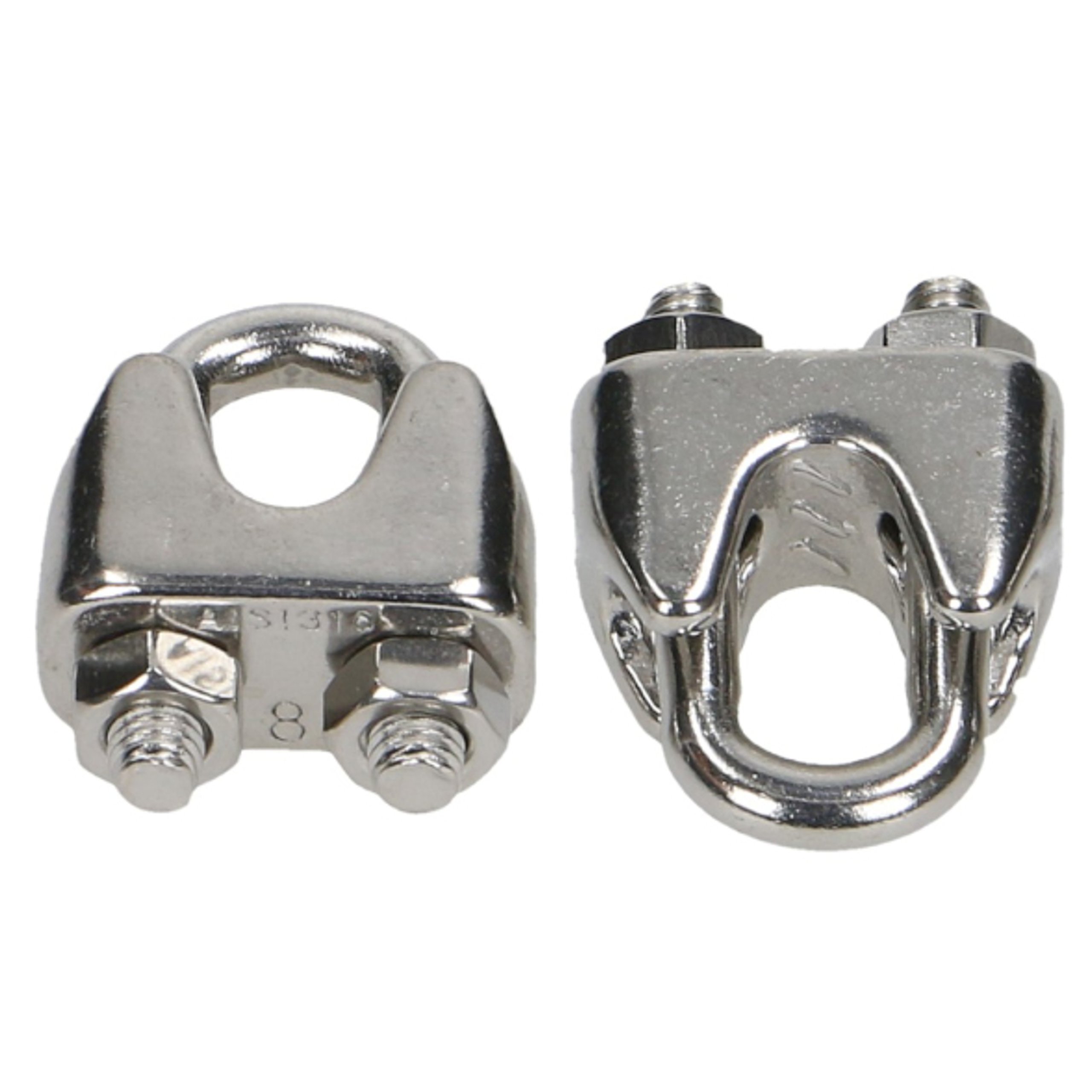 

Zacisk Do Liny Nierdzewny Kabłąkowy Typ U A4 D=4MM