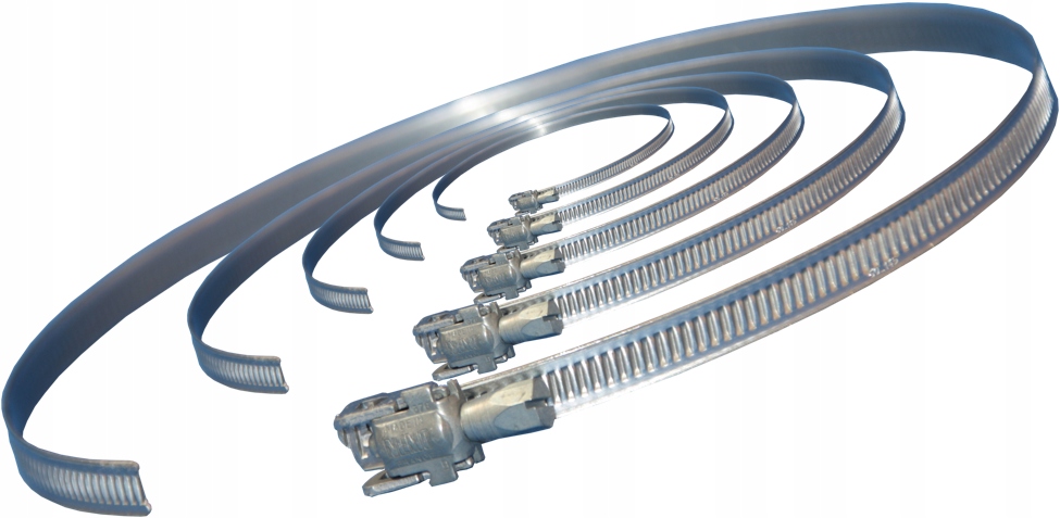 OPASKA ZACISKOWA STAL NIERDZEWNA CYBANT KANAŁ OKRĄGŁY RURA FLEX 60-135 mm Kod producenta SCP-60-135