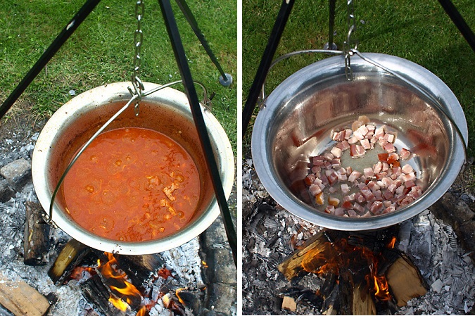 KOCIOŁEK WĘGIERSKI NIERDZEWNY 20L GRUBA STAL Producent inna