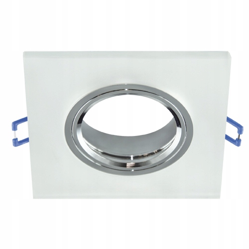 OPRAWA OPRAWKA SZKLANA SPOT SREBRNA GU10 + 3W LED Marka inna