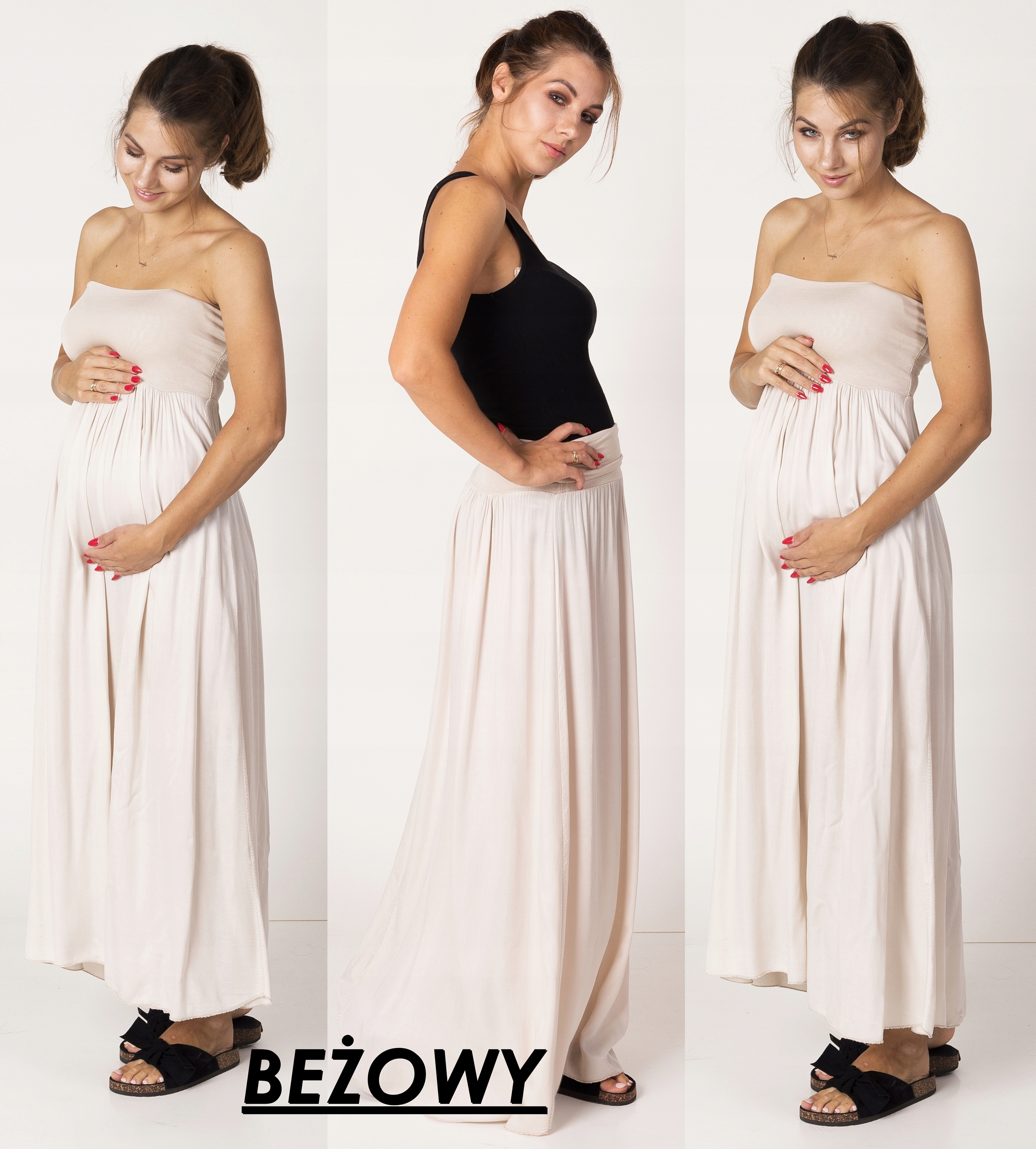 MAXI DŁUGA ZWIEWNA SUKIENKA - SPÓDNICA 2w1 KOLORY Rozmiar uniwersalny