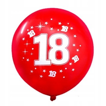 

Balony Balon 18stka osiemnaste Urodziny 10szt