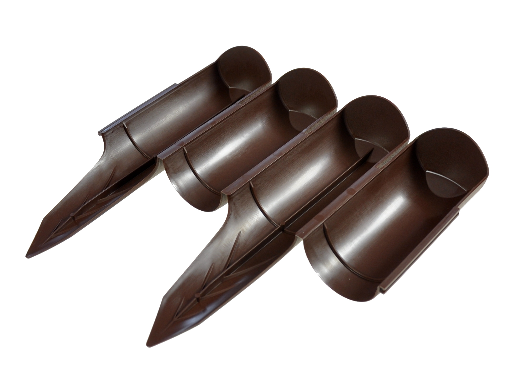 PALISADA OGRODOWA WYSOKA - 240 cm Obrzeże Ogrodowe Trawnikowe Brąz SOLIDNA Wysokość produktu 23 cm