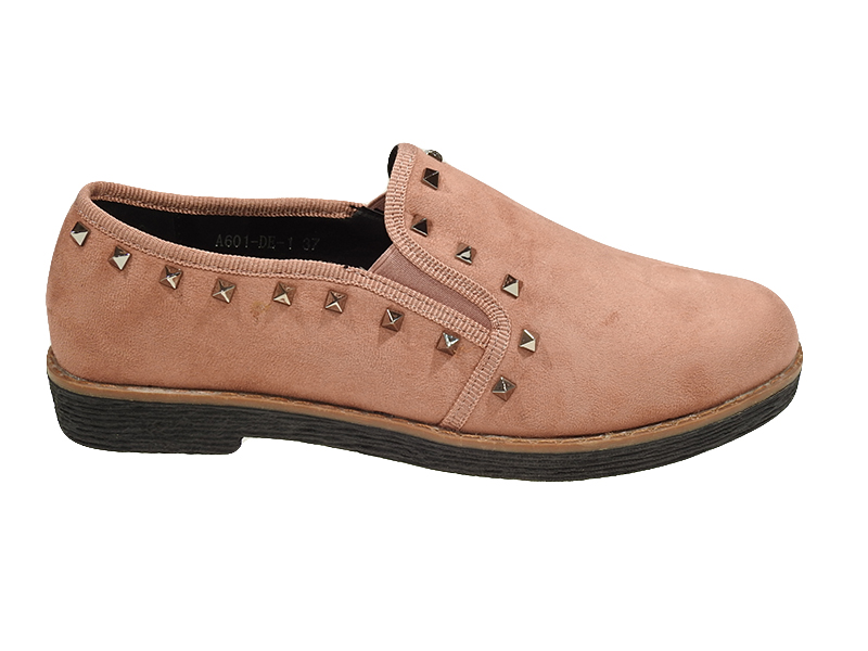 

Zamszowe Półbuty Wsuwane A601 Pink r.38