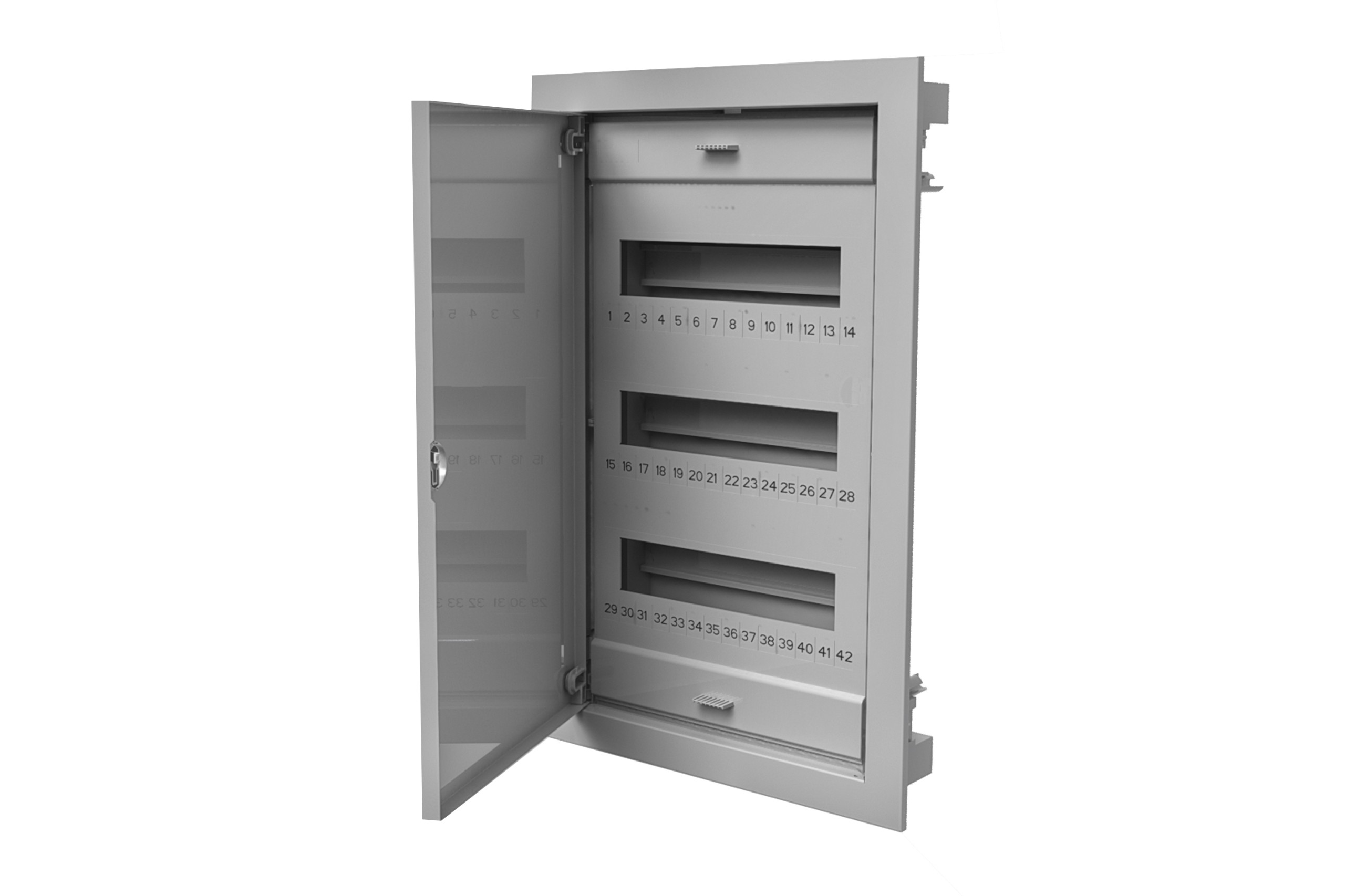 Podomítkový Modulární Rozvaděč 3x12 IP40 Kovové Dveře C.1536 Pawbol