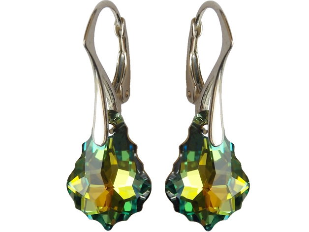 

Kolczyki Swarovski Baroque 16mm Sahara