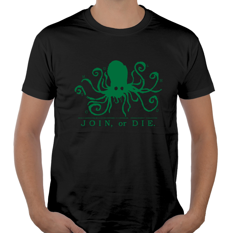

Koszulka Cthulhu Join or Die lovecraft zew L