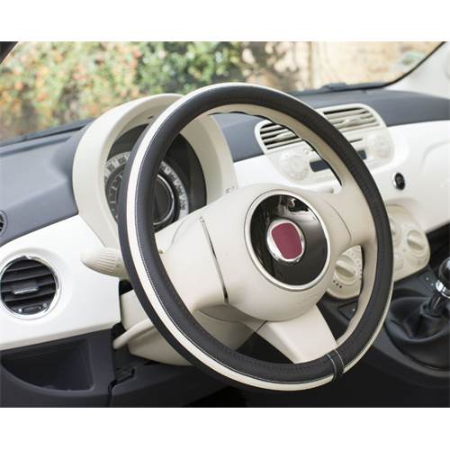 POKROWIEC NA KIEROWNICĘ NAKŁADKA BIAŁY PASEK EAN (GTIN) 3281690185957