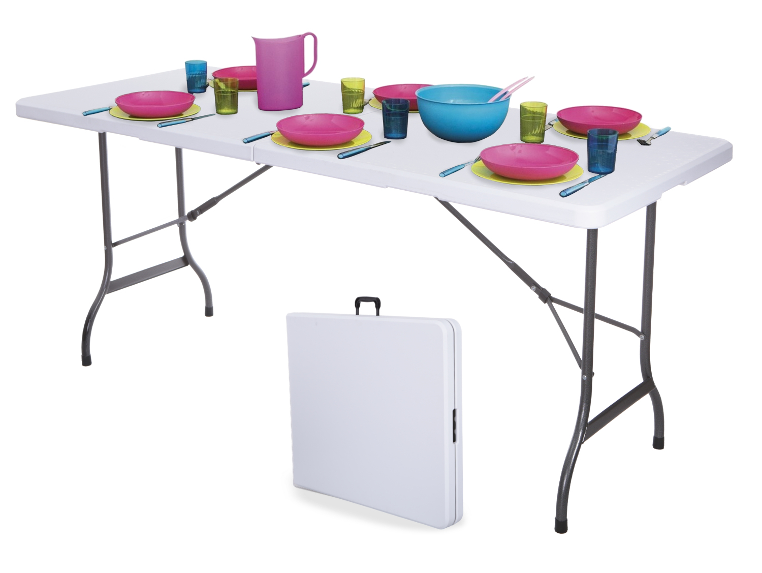 СТОЛ CATERINGOWY БАНКЕТНЫЙ САДОВАЯ СКЛАДНАЯ 180