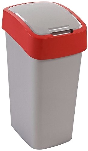 

Kosz na śmieci Flip Bin 50 L Curver srebr/czerwony
