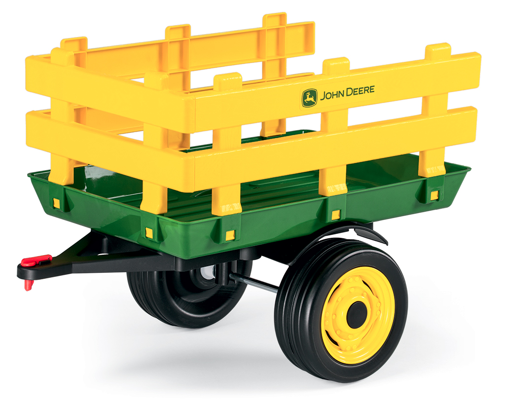 PEG PEREGO JOHN DEERE Stake-Side Trailer PRZYCZEPA Do Traktora