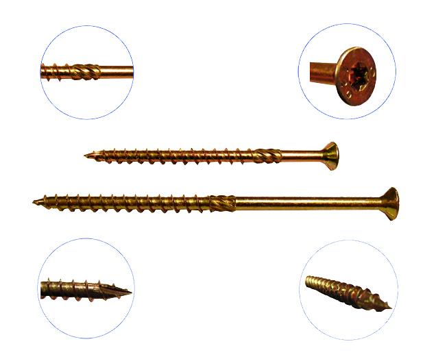

Wkręty do drewna ciesielskie 4,5x50 Torx 200szt.