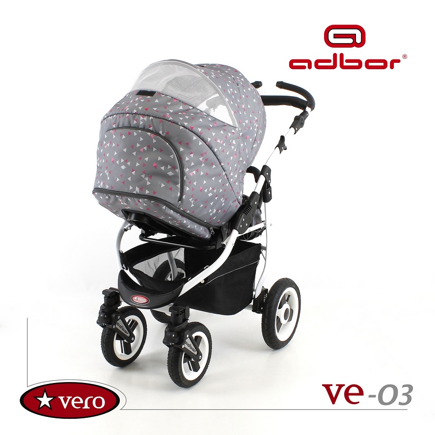 Wózek spacerowy VERO ADBOR dwukierunkowy Stelaż Metalowy