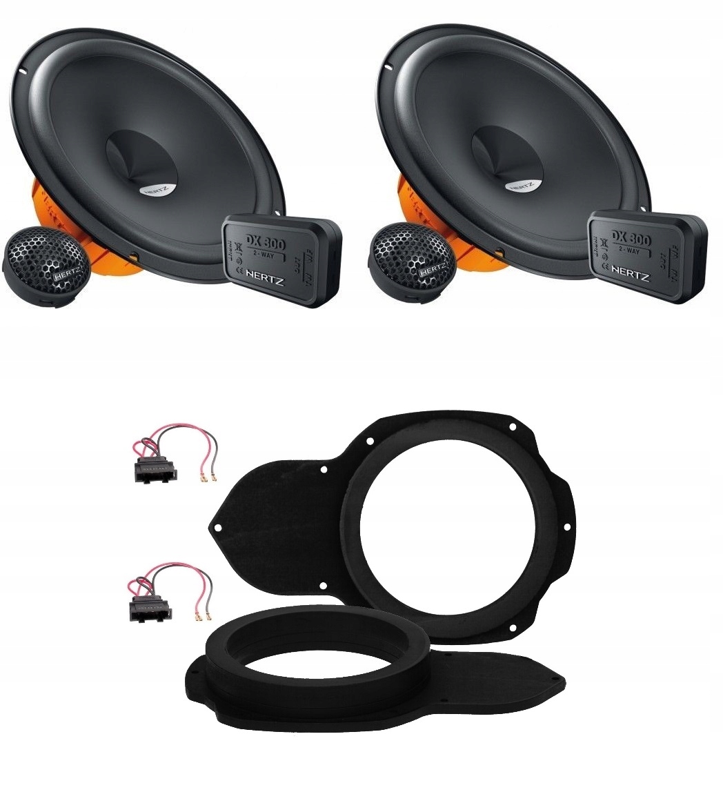Hertz Dsk 165.3 Systém reproduktorů vzdálenost 16,5 cm 165 mm Vw Passat B6 CC
