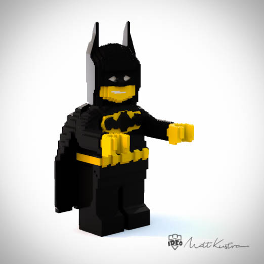 Figurka jak Batman zbudo. z klocków LEGO dekoracja Płeć chłopcy