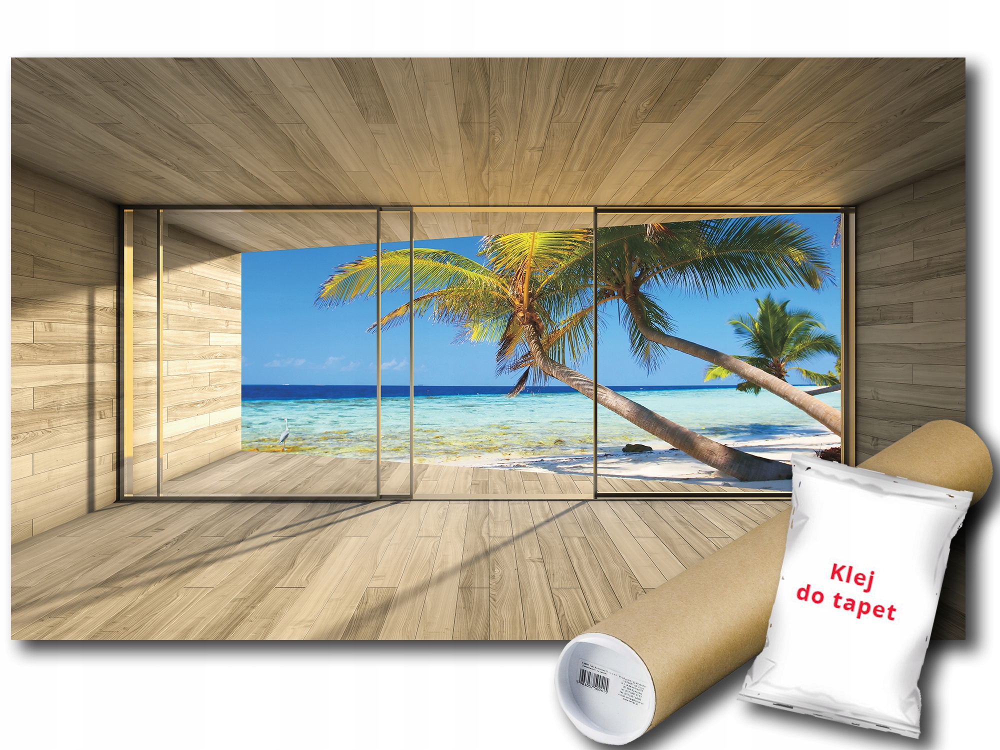

Fototapeta Okno Plaża Palmy 18B V8 368x254 F3318