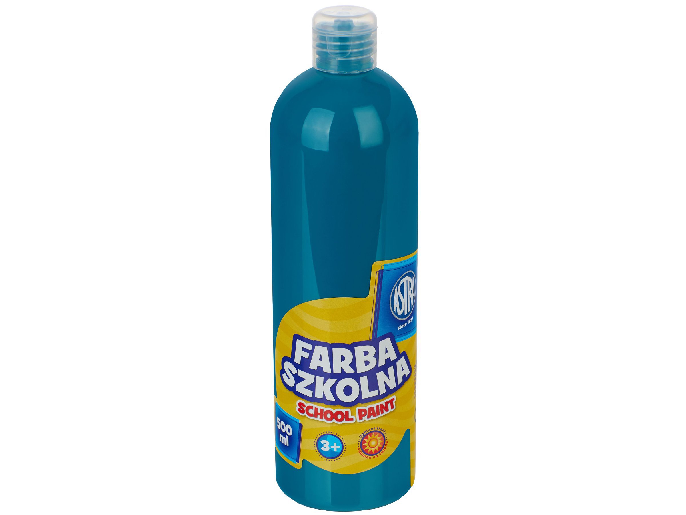 FARBA SZKOLNA ASTRA PLAKATOWA 500ML TURKUSOWA