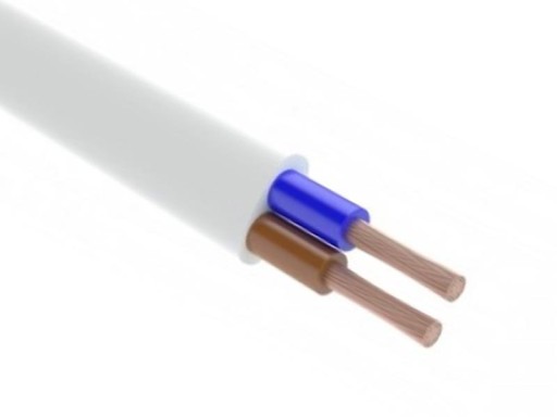 

Przewód płaski OMYp 2x1,5 300V Biały 10mb G-011602