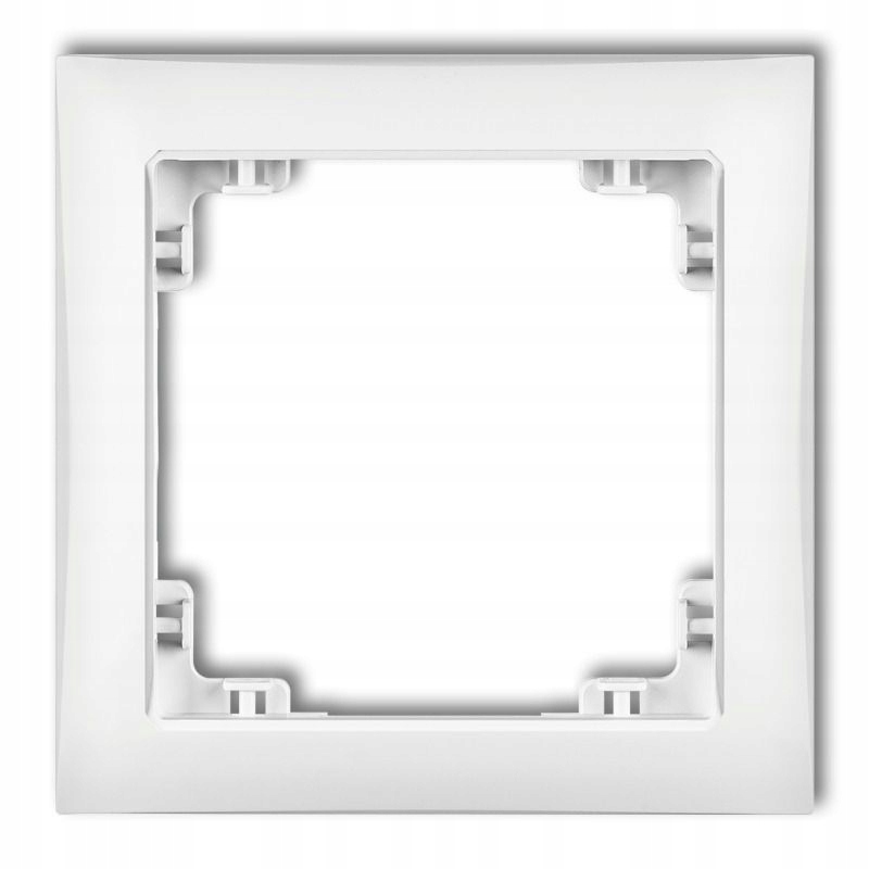 

Biała ramka pojedyncza DRSO-1 Deco Soft Karlik