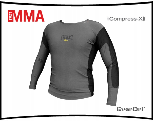 Everlast Kompresní Tričko 4430 Šedá Velikost XL