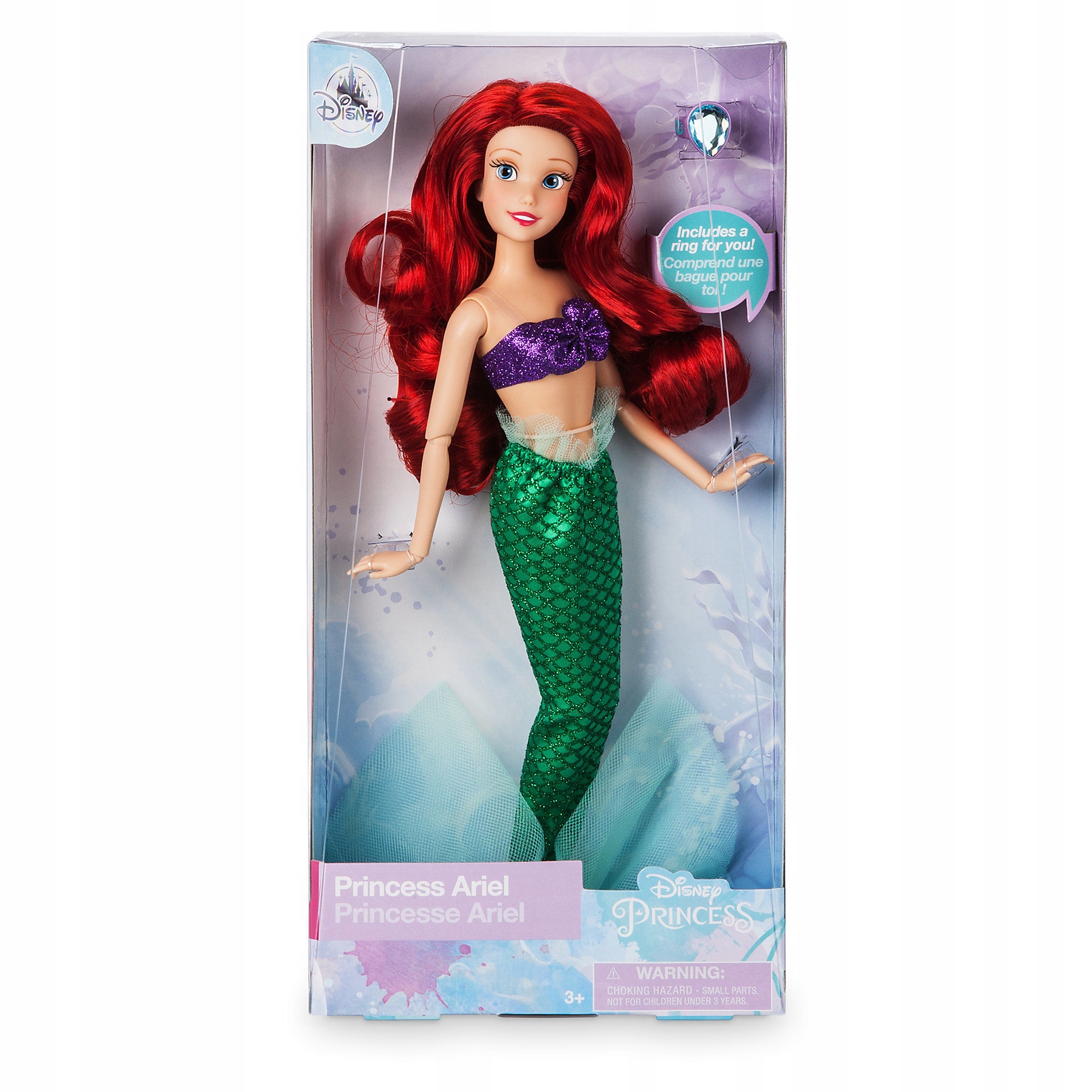 Arielka 30cm Mermaid RING Disney obchod 24h