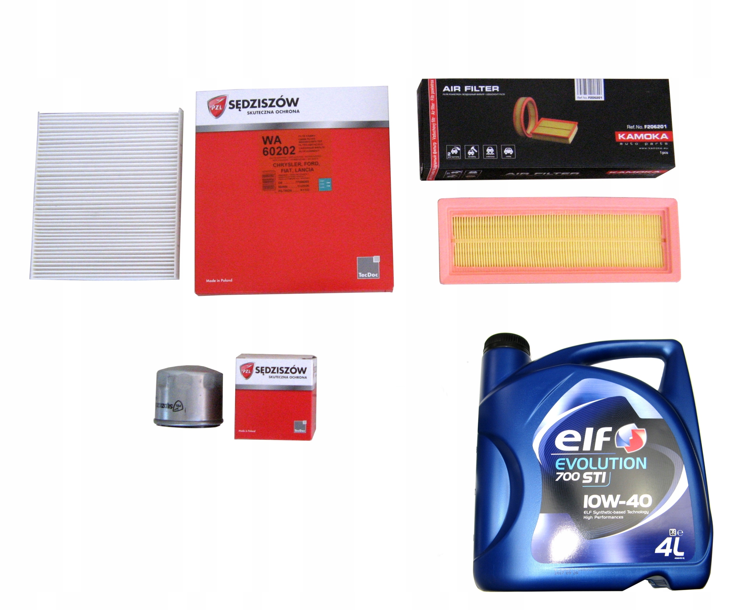 КОМПЛЕКТ ФІЛЬТРІВ FIAT PANDA 1.1