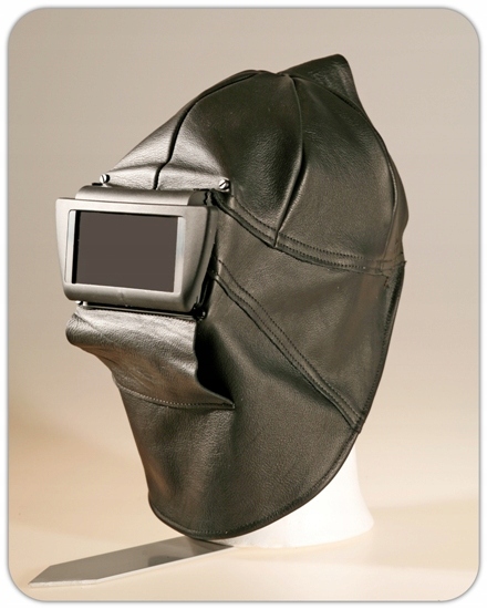 Maska skórzana Tig 110x60 kaptur do spawania