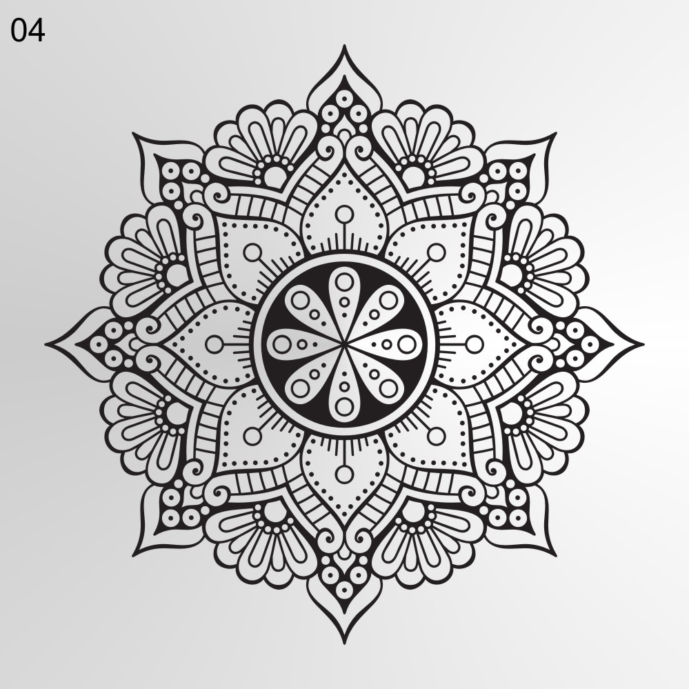 Szablon malarski, szablony malarskie, Mandala XXL Motyw Dekor Kuchenne Orientalne