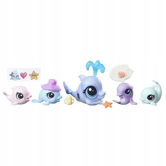 

Littlest Pet Shop Lps 5 Figurek Rodzina Delfinków