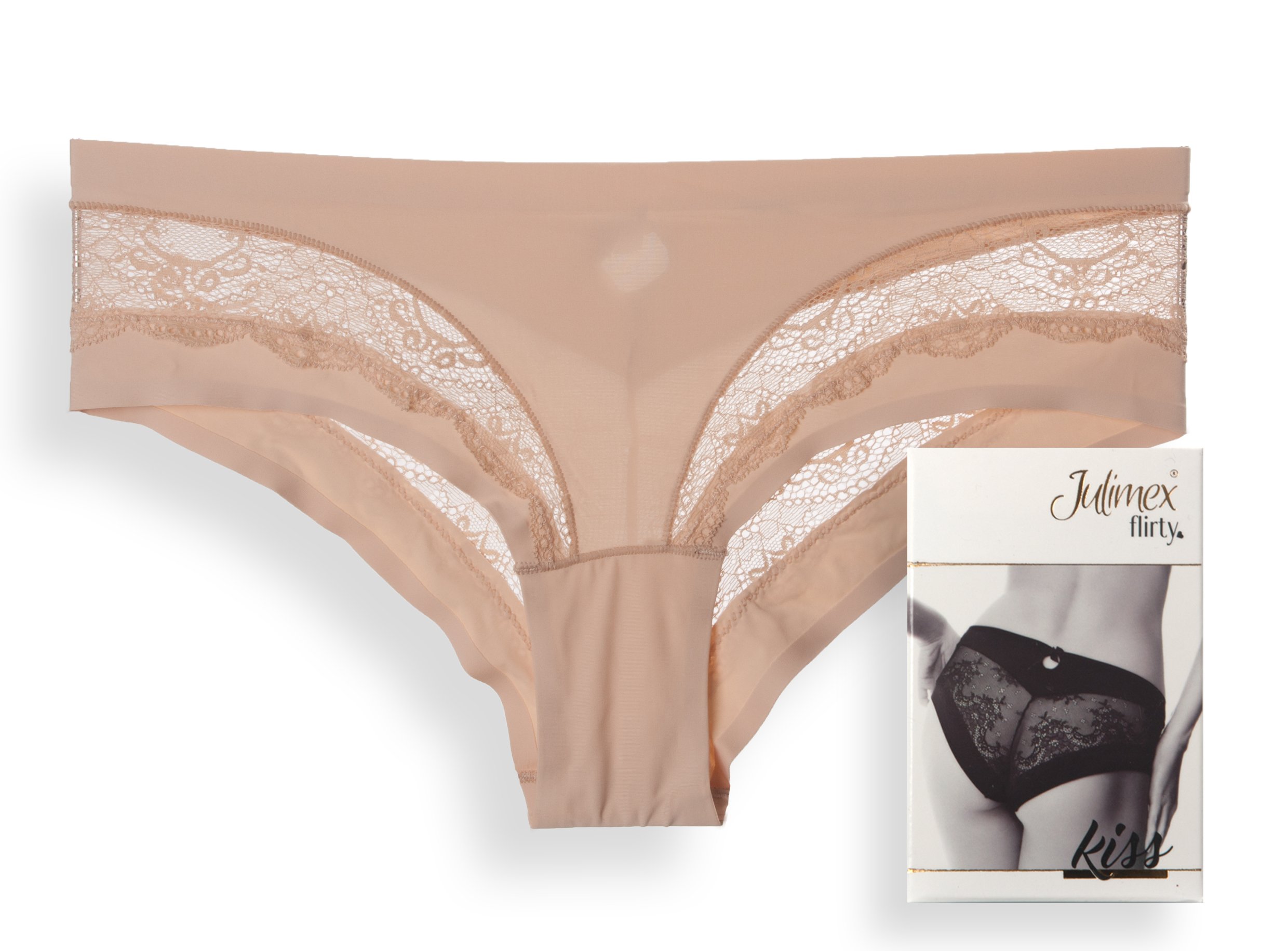

Julimex Figi Flirty Kiss w kolorze beżowym M
